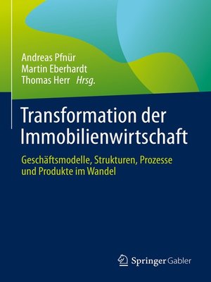 cover image of Transformation der Immobilienwirtschaft